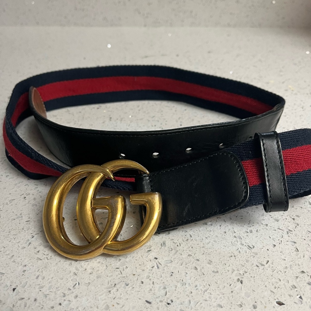 Gucci Monogram Belt